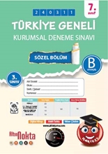 Nartest 7. Sınıf 3. Kurumsal Deneme Mart B Söz Kod 240311