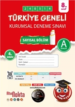 Nartest 8. Sınıf 4. Kurumsal Deneme Mayıs A Say Kod 240514