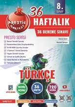 8. Sınıf Haftalık Türkçe Denemeleri  9786259930824