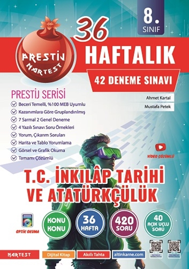 8. Sınıf Haftalık T.c. İnkılâp Tarihi Ve Atatürkçülük Denemeleri