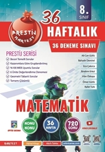 Resim 8. Sınıf Haftalık Matematik Denemeleri  9786052043011